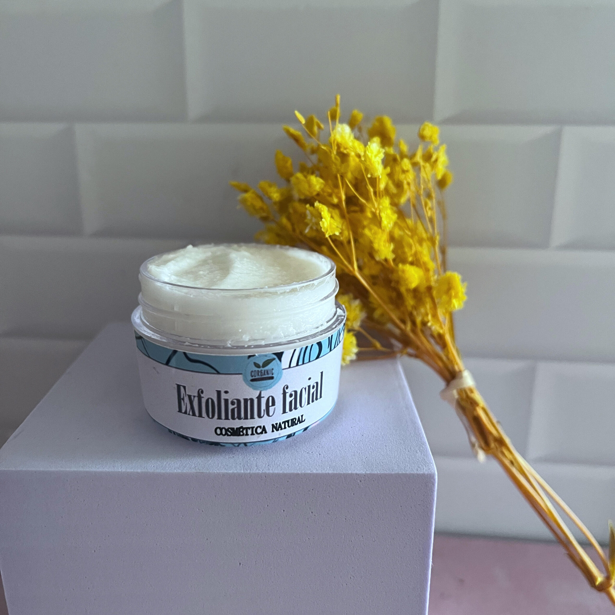 Exfoliante facial de arroz